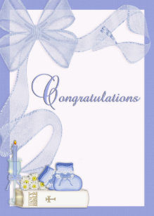 Invitations Faire Part Cartes Felicitations Bapteme Le Garcon Zazzle Fr