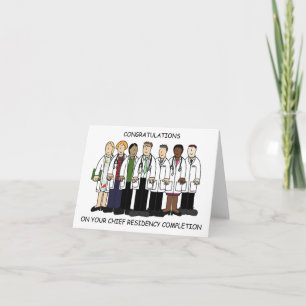 Carte Félicitations au chef de la résidence