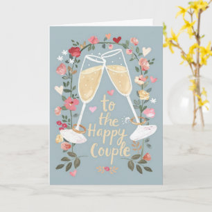 Carte Félicitations au couple heureux