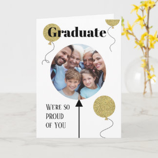 Carte Félicitations au diplômé de notre part Photo
