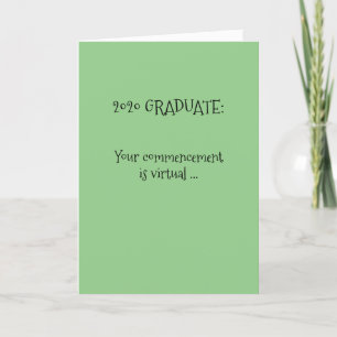 Carte Félicitations aux diplômés de 2020
