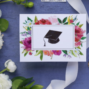 Carte Félicitations aux diplômés floraux