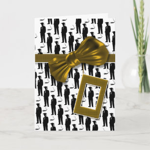 Carte Félicitations aux hommes pour leur diplôme