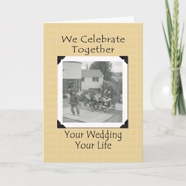 Carte Félicitations aux Mariages amérindiens (Devant)