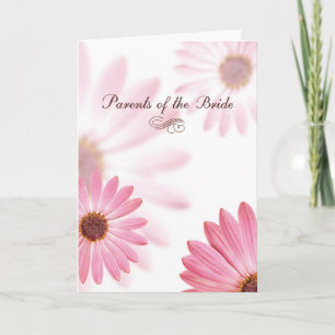 Carte Félicitations aux Parents de la Mariée Roses Margu