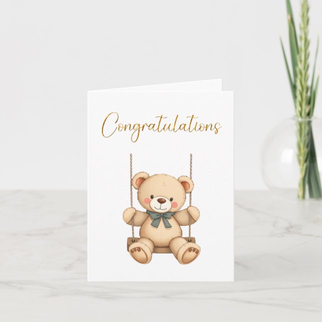 Carte Félicitations Baby Card (Devant)