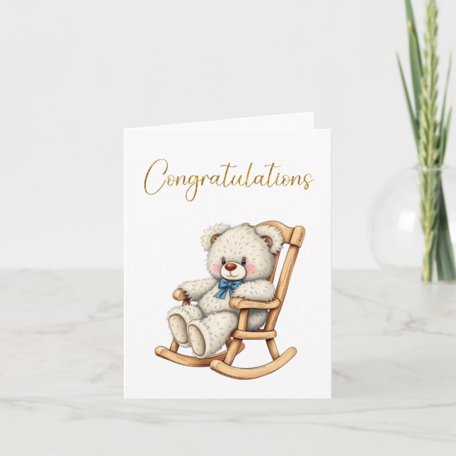 Carte Félicitations Baby Card (Devant)