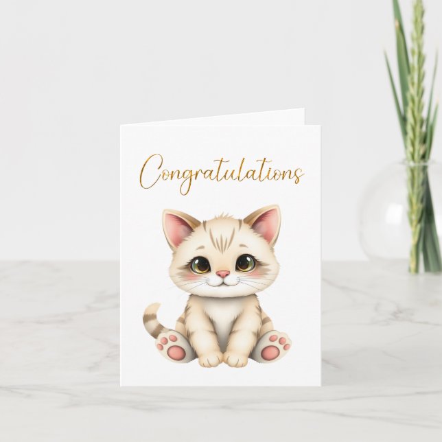 Carte Félicitations Baby Card (Devant)