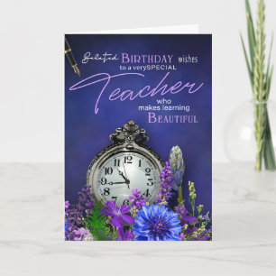 Carte Félicitations belated pour l'anniversaire d'un ens