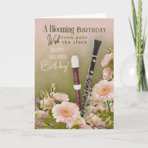 Carte Félicitations d'anniversaire tardives pour joueur