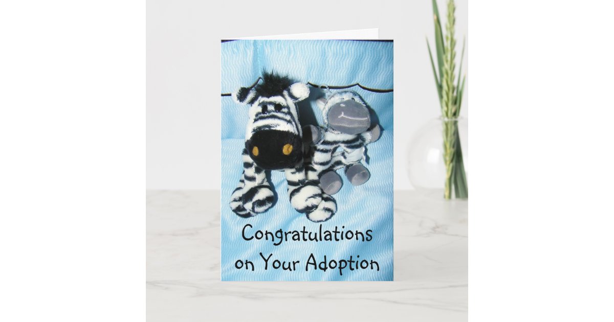 CARTE FÉLICITATIONS DE "ADOPTION" | Zazzle.fr