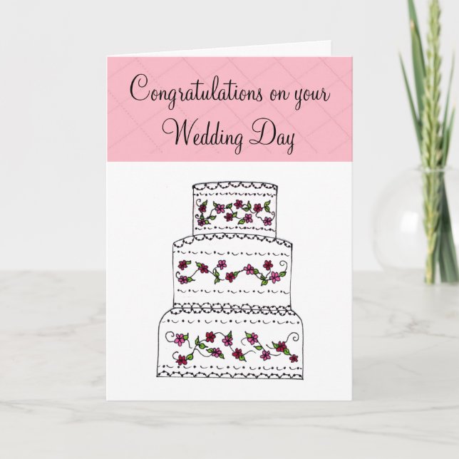 Carte Félicitations de mariage (Devant)