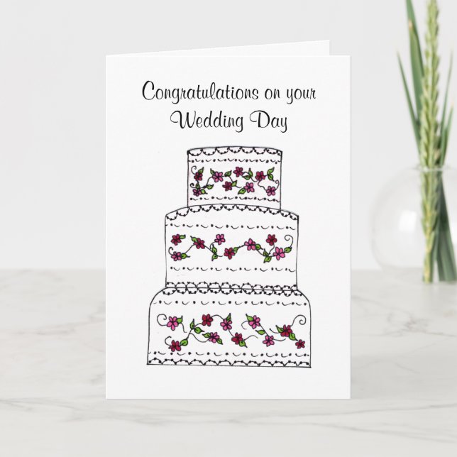 Carte Félicitations de mariage (Devant)