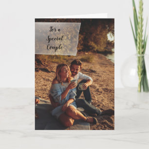 Carte Félicitations de mariage personnalisées avec photo