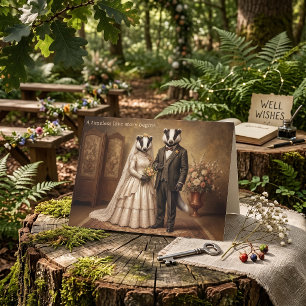 Carte Félicitations de mariage pour un couple de blairea
