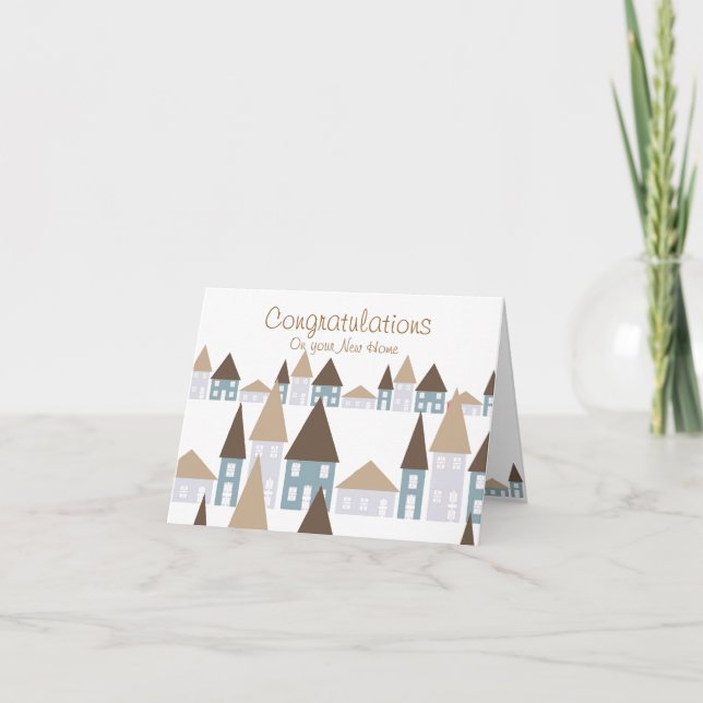 Carte Félicitations de petite taille sur votre nouvelle (Devant)