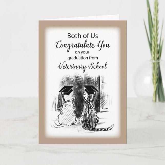 Carte Félicitations de tous les deux nous sur Scho (Devant)