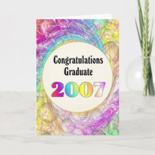Carte Félicitations Diplômé 2007