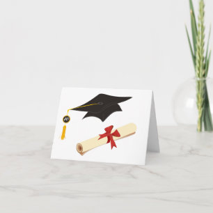 Carte Félicitations d'obtention du diplôme