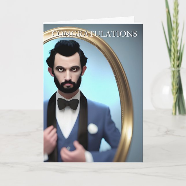 Carte Félicitations du témoin de mariage  (Devant)