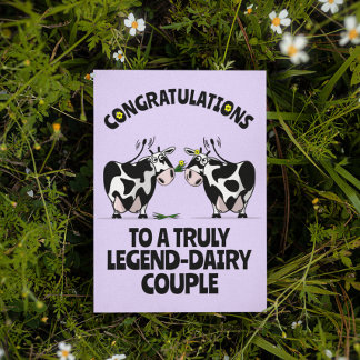Carte Félicitations Fiançailles Mariage Amusant Dessin A