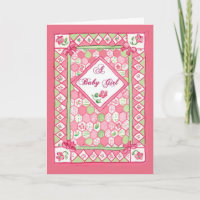 Carte Félicitations Fille Bébé