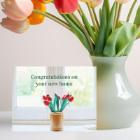 Félicitations Fleurs de Chauffage de Maison Neuve