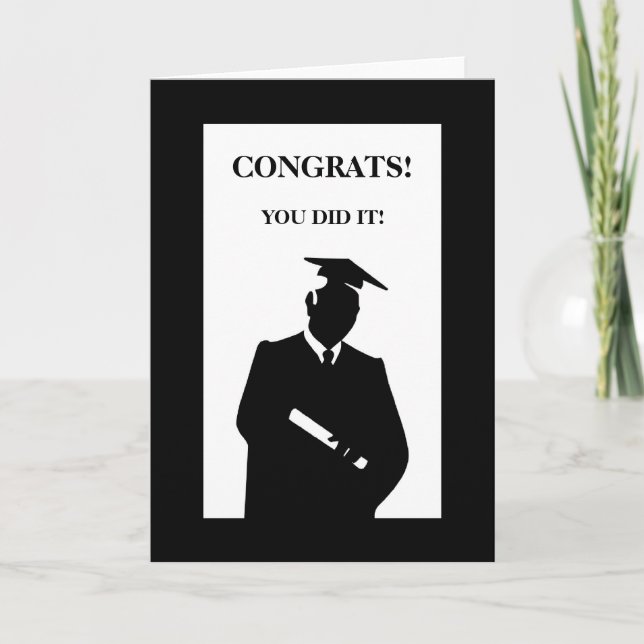 Carte Félicitations Graduate Greeting Card (Devant)