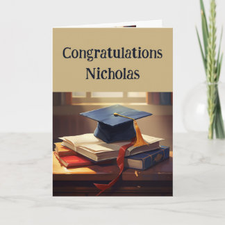 Carte Félicitations Graduation Fière de vous
