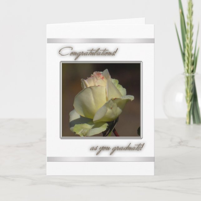 Carte Félicitations Graduation Greeting Card (Devant)