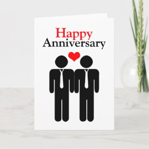 Carte Félicitations Joyeux Anniversaire Thème Gay
