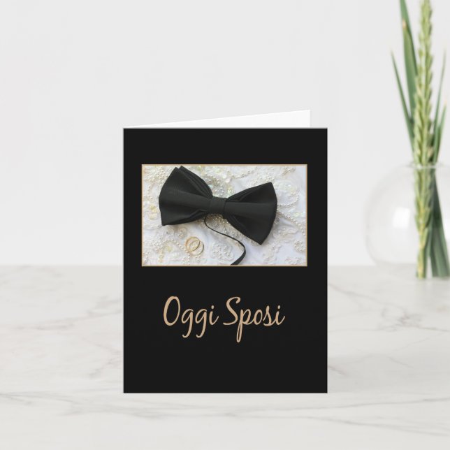 Carte félicitations mariage italienne (Devant)