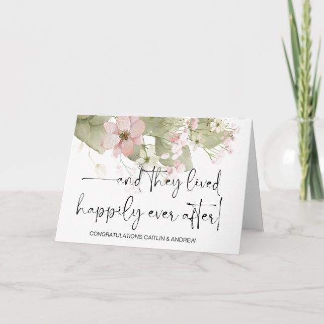 Carte Félicitations Mariage Marié Marié Marié et marié (Devant)