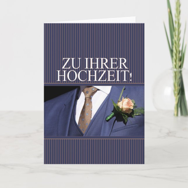 Carte Félicitations Mariages allemandes (Devant)