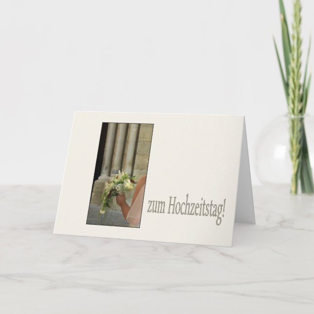 Carte Félicitations mariages allemandes (Devant)