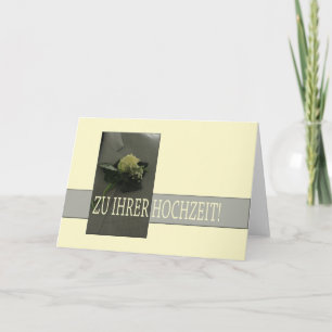 Carte Félicitations mariages allemandes