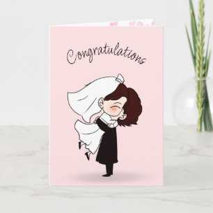 Carte Félicitations Mariée et Marié