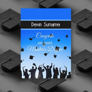 Carte Félicitations Master's Grad