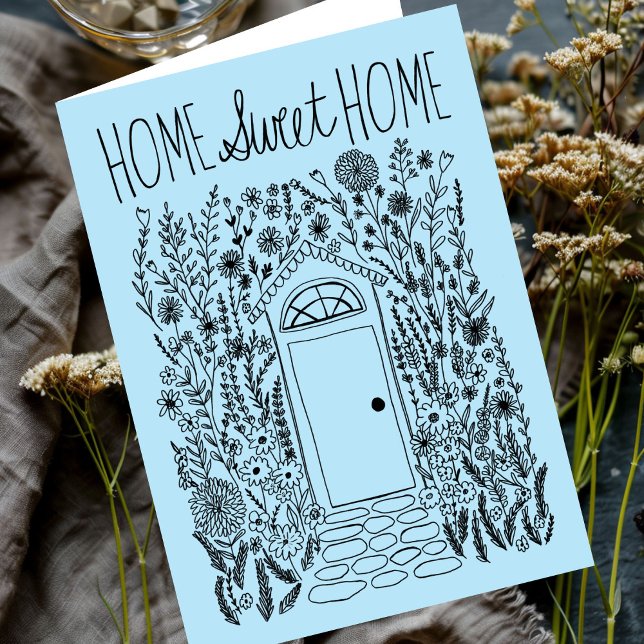 Carte Félicitations New Home Garden Door Custom (Congratulations New Home Garden Door Custom Card
)