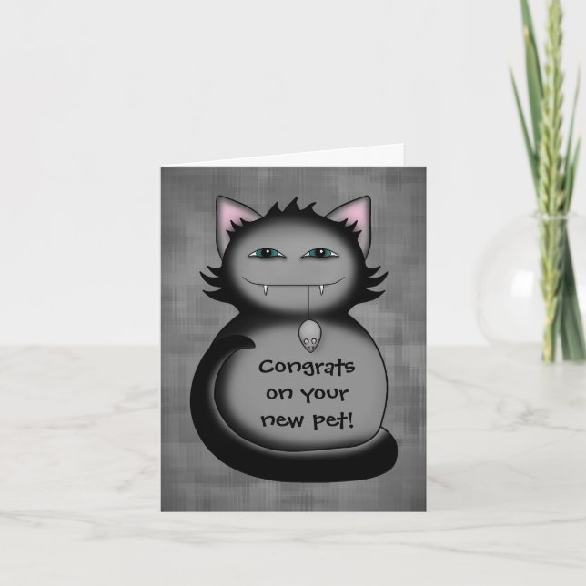 Carte Félicitations nouvel animal de compagnie (Devant)