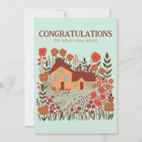 FÉLICITATIONS Nouvelle maison Maison ferme