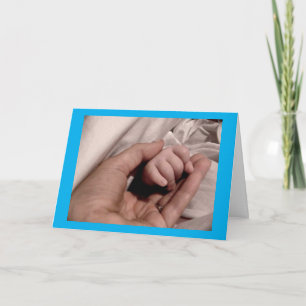 Carte Félicitations Nouvelle maman et bébé garçon Fête d