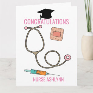Carte Félicitations Nurse 2025 Graduate
