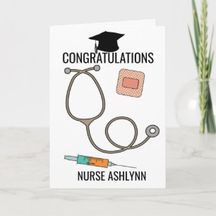 Carte Félicitations Nurse Graduate