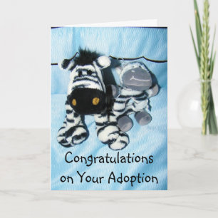 CARTE FÉLICITATIONS POUR "ADOPTION"