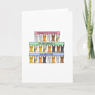 Carte Félicitations pour être devenu un grand frère