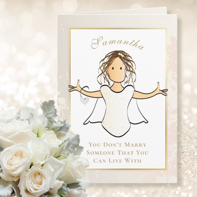 Carte Félicitations pour la future mariée à l'occasion d (Créateur téléchargé)