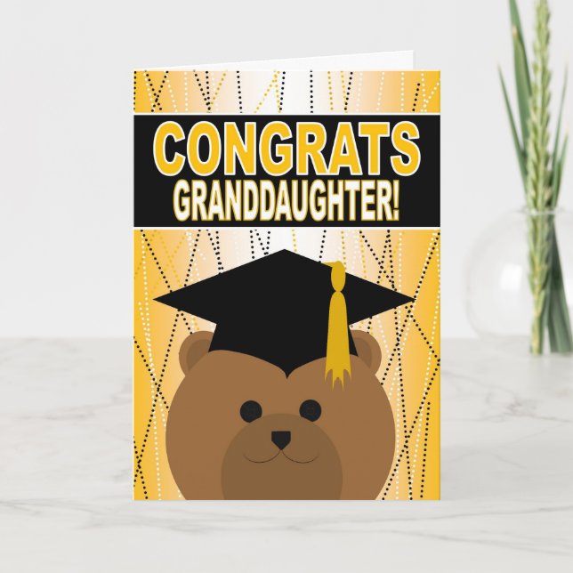 Carte Félicitations pour la Graduation (Devant)