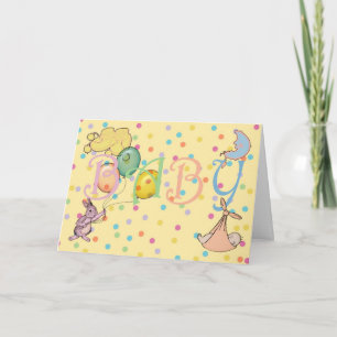 Carte Félicitations pour la naissance de votre nouveau b