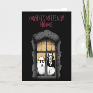 Carte Félicitations pour la nouvelle maison ! J'espère q